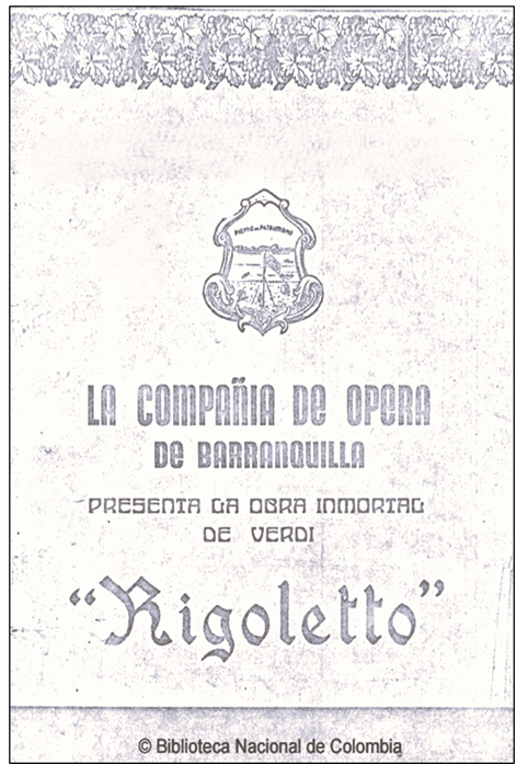 Programa de ópera histórica